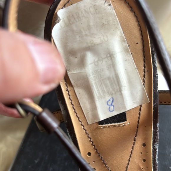 Style and co sling back open toe brown heels - Picture 7 of 10